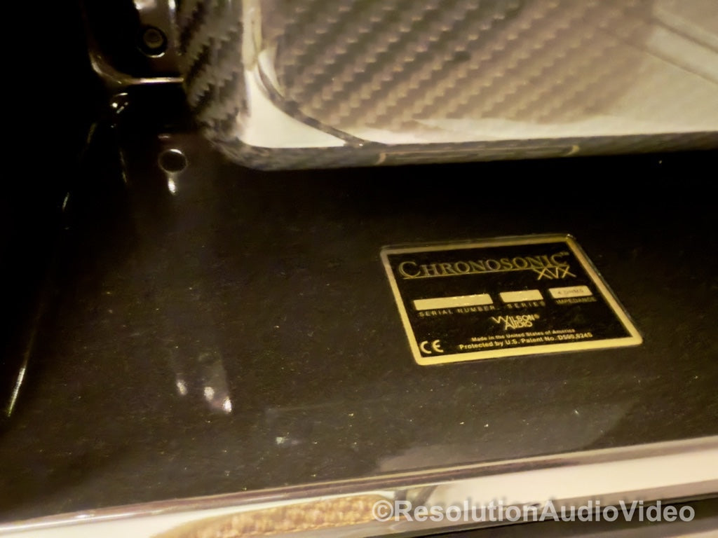 Pre-Owned Wilson Audio Chronosonic XVX System with Matching Subsonic Subwoofers & ActivXO Crossover — Carbon